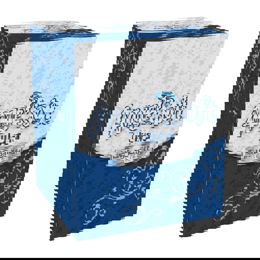 Angel Soft Ultra Professional Series Premium 2-Ply Facial Tissue, Cube Box