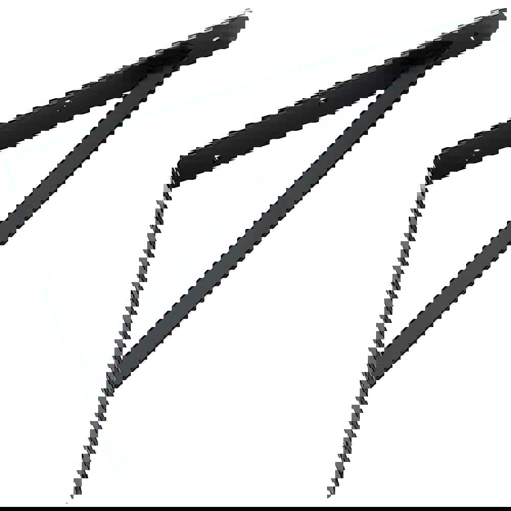 Brackets; Bracket Type: Shelf Bracket ; Mount Type: Screw-On ; Length (Inch): 11.75 in ; Bracket Material: Steel ; Load Capacity: 110 ; Overall Width: 1.19 in