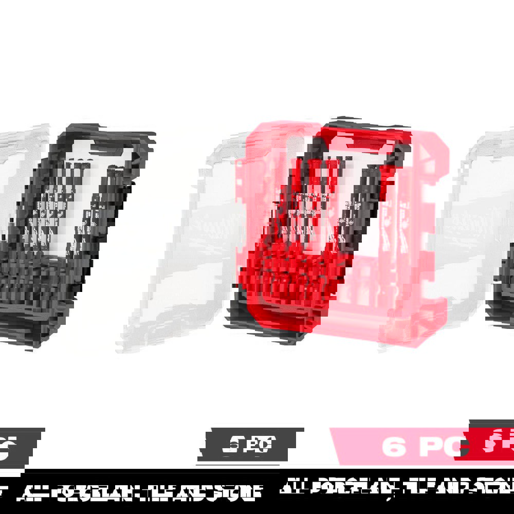 Hole Saw Kits; Minimum Saw Diameter (Decimal Inch): 3/16 ; Maximum Saw Diameter (Decimal Inch): 5/16 ; Number of Hole Saws: 6 ; Maximum Cutting Depth: 1.5in ; Cutting Edge Style: Continuous ; Material: Diamond Grit