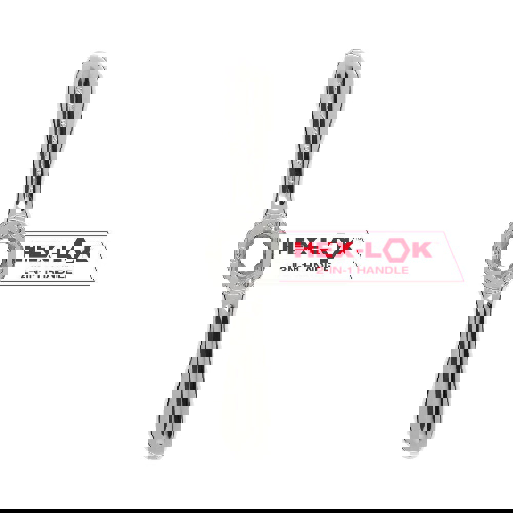 Combination Tap & Die Wrenches; Hex Size (Inch): 1 ; Maximum Tap Size Compatibility (Inch): 1/2 ; Material: Metal ; Includes: (1) Hex-LOK 2-IN-1 Handle