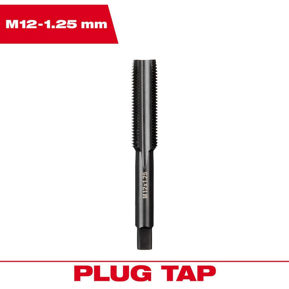 Straight Flute Taps; Tap Type: Straight Flute ; Thread Size (Inch): #12 ; Overall Length (Decimal Inch): 3.2500 ; Thread Standard: Metric ; Chamfer: Plug ; Material: High-Carbon Steel
