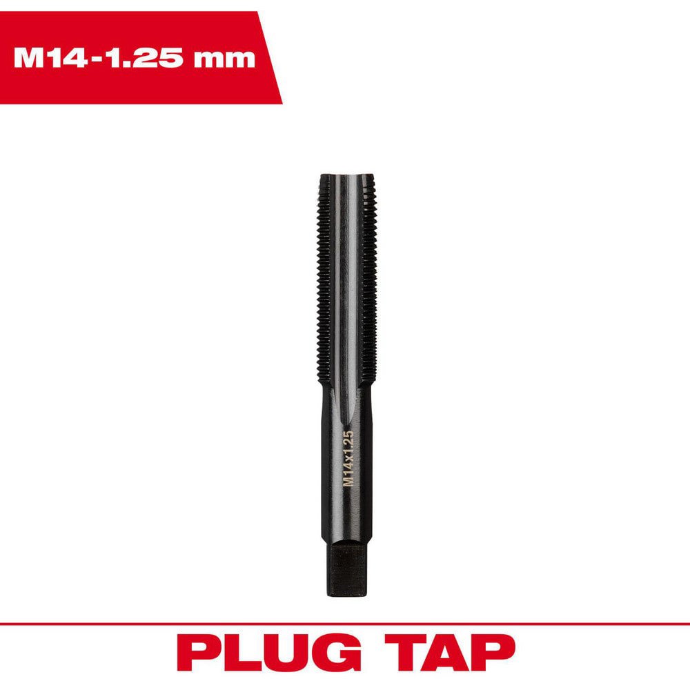 Straight Flute Taps; Tap Type: Straight Flute ; Thread Size (Inch): 14 ; Overall Length (Decimal Inch): 3.2500 ; Thread Standard: Metric ; Chamfer: Plug ; Material: High-Carbon Steel
