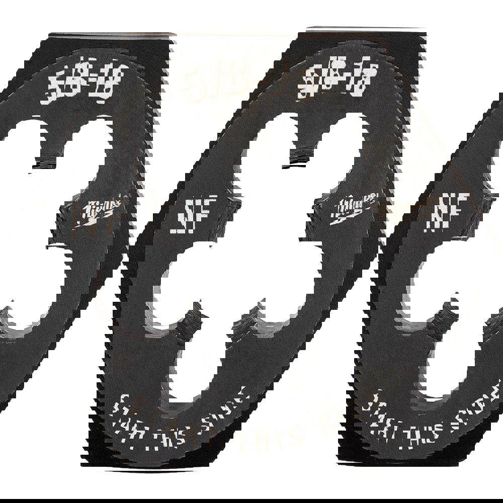 Hex Rethreading Dies; Thread Size (Inch): 5/8-18 ; Material: Carbon Steel ; Thread Direction: Right Hand ; Thread Standard: UNF ; Hex Size (Inch): 1-7/16 ; Series: Milwaukee