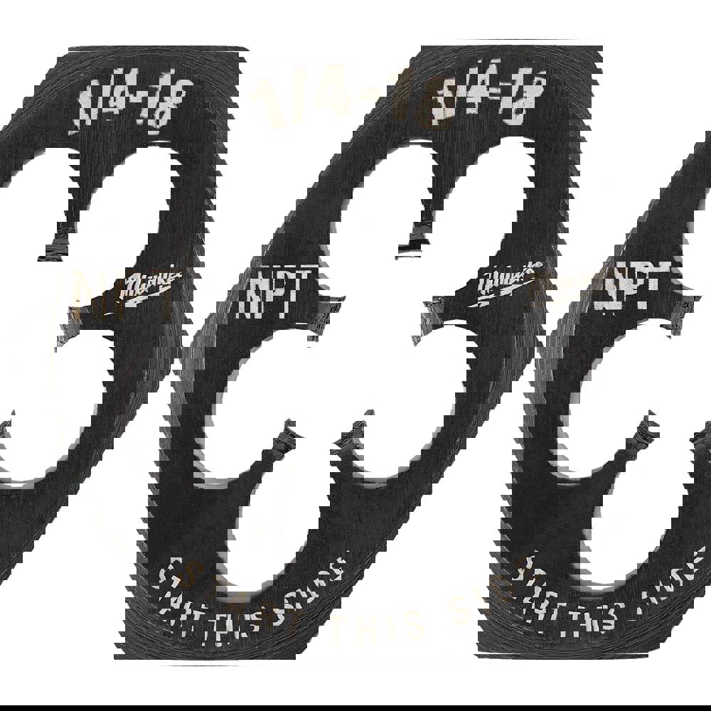 Hex Pipe & Conduit Dies; Thread Size (Inch): 1/4-18 ; Thread Standard: NPT ; Material: Carbon Steel ; Thread Direction: Right Hand ; Hex Size (Inch): 1-7/16 ; Thickness (Inch): 1/2