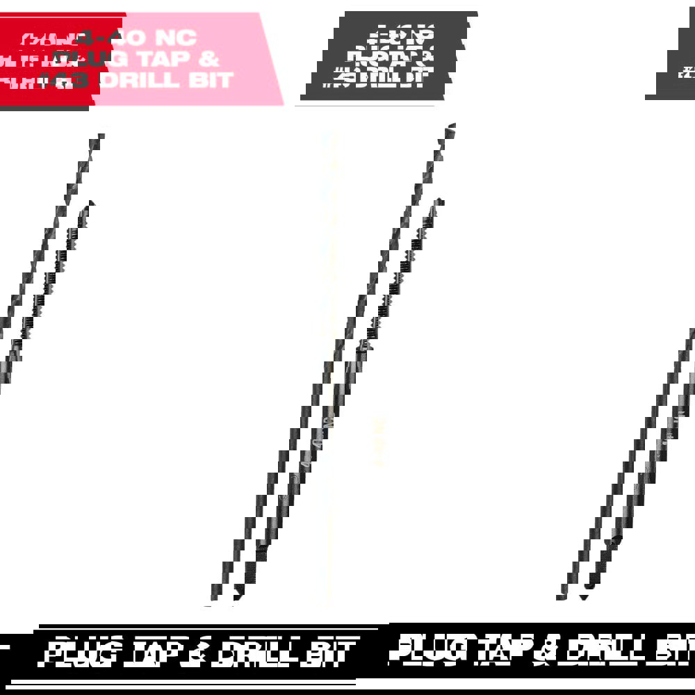 Tap & Drill Sets; Maximum Drill Size (Wire): #43 ; Minimum Drill Size (Wire): #43 ; Tap Type: Standard Hand ; Tap Coating/Finish: Oxide ; Tap Material: High Carbon Steel ; Drill Material: High Carbon Steel