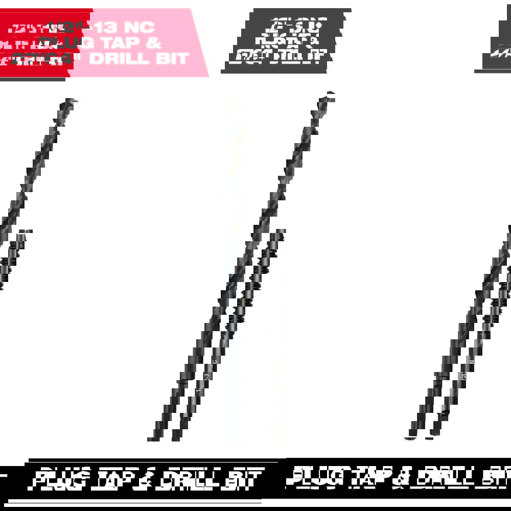 Tap & Drill Sets; Maximum Drill Size (Fractional Inch): 27/64 ; Minimum Drill Size (Fractional Inch): 27/64 ; Tap Type: Standard Hand ; Tap Coating/Finish: Oxide ; Tap Material: High Carbon Steel ; Drill Material: High Carbon Steel