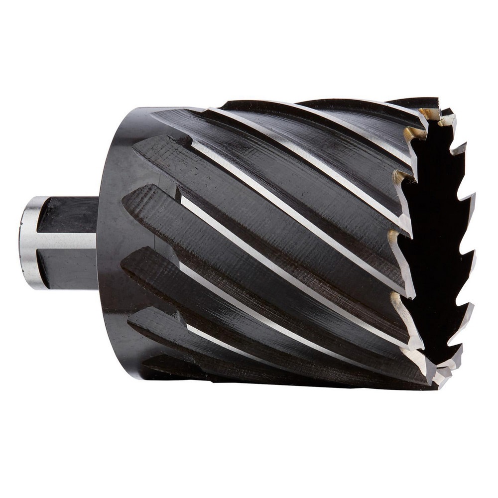 Annular Cutters; Cutter Diameter (Inch): 2-1/4 ; Cutting Depth (Inch): 2 ; Tool Material: High-Speed Steel ; Connection Type: Weldon ; Connection Size: 2-1/4 in ; Tool Application: Stack Cutting