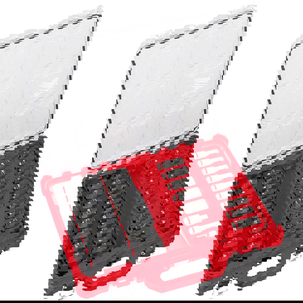 Impact Socket Set: 36 Pc, 3/8