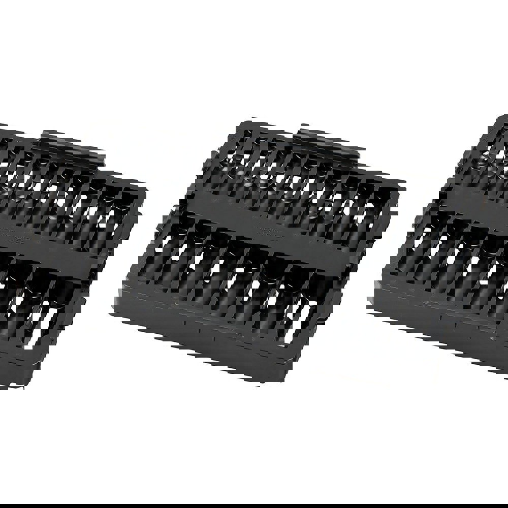 Socket Storage; Type: Tray ; Drive Size (Inch): 3/8 ; Number Of Sockets Held: 19 ; UNSPSC Code: 27112832