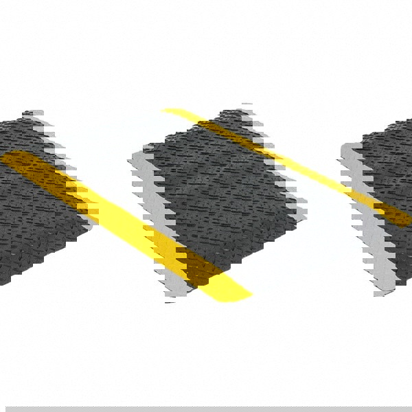 Anti-Fatigue Mat: 3' Long, 2' Wide, 1 Thick, Vinyl, Beveled Edges, Medium-Duty