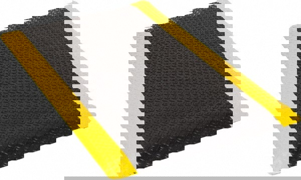 Anti-Fatigue Mat: 5' Long, 3' Wide, 1 Thick, Vinyl, Beveled Edges, Medium-Duty