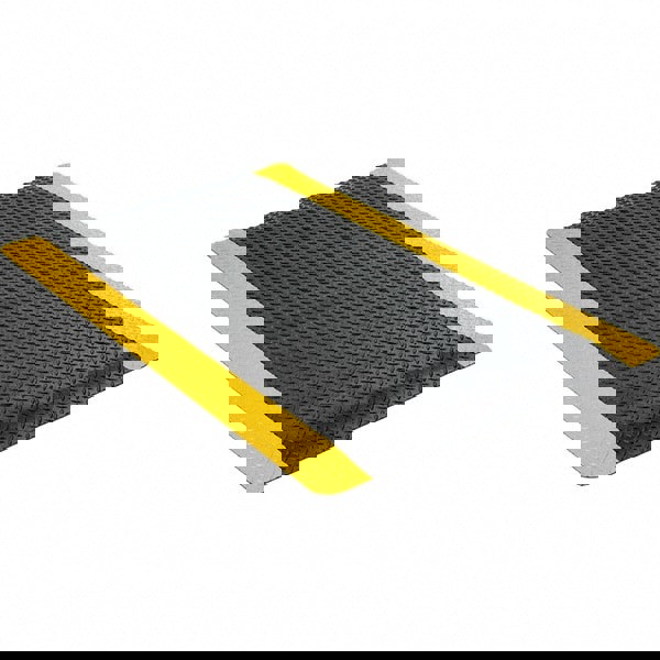 Anti-Fatigue Mat: 5' Long, 3' Wide, 5/8 Thick, Vinyl, Beveled Edges, Medium-Duty