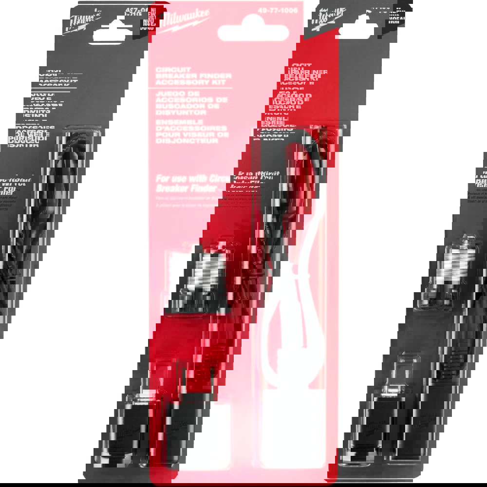 Electrical Test Equipment Accessories; Accessory Type: Circuit Breaker Finder Accessory Kit ; For Use With: All Circuit Breaker Finders; 2222-20 Circuit Breaker Finder w/ LED ; Color: Black