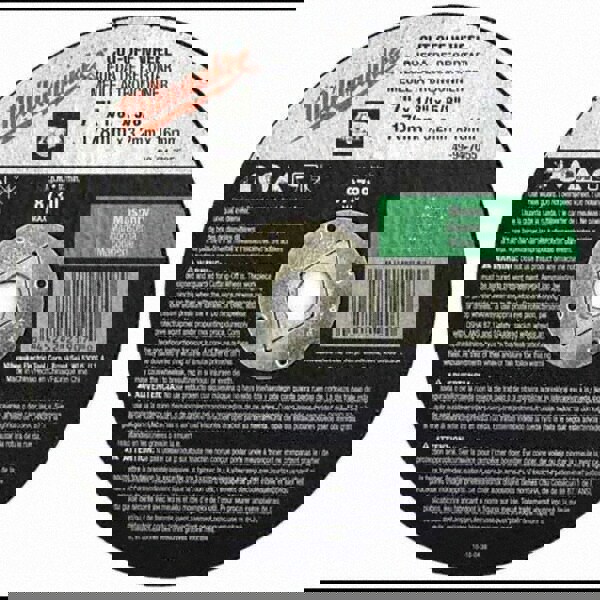 Cutoff Wheels; Abrasive Material: Aluminum Oxide ; Reinforced: Reinforced ; Bond Type: Resinoid ; Wheel Type Number: Type 1 (01/41) ; Maximum Rpm: 8730 ; Application: Steel; Stainless Steel