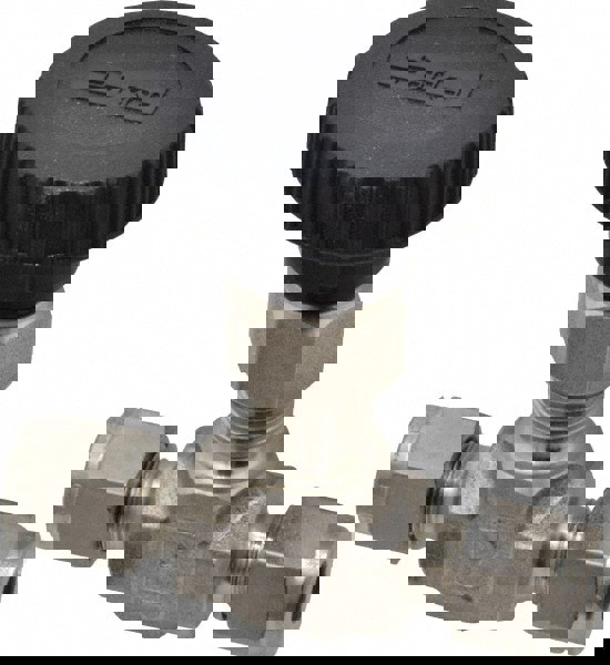 Needle Valve: Round Handle, Straight, 1/4