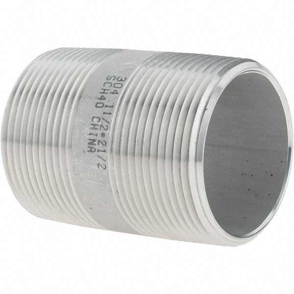Stainless Steel Pipe Nipple: 1-1/2