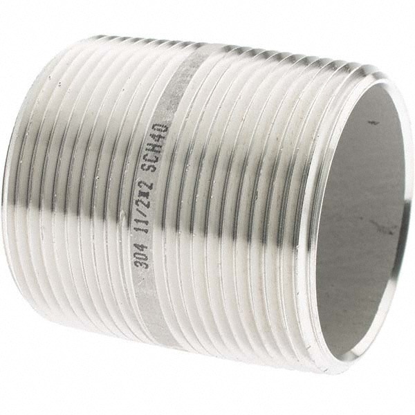 Stainless Steel Pipe Nipple: 1-1/2