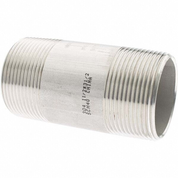 Stainless Steel Pipe Nipple: 1-1/2