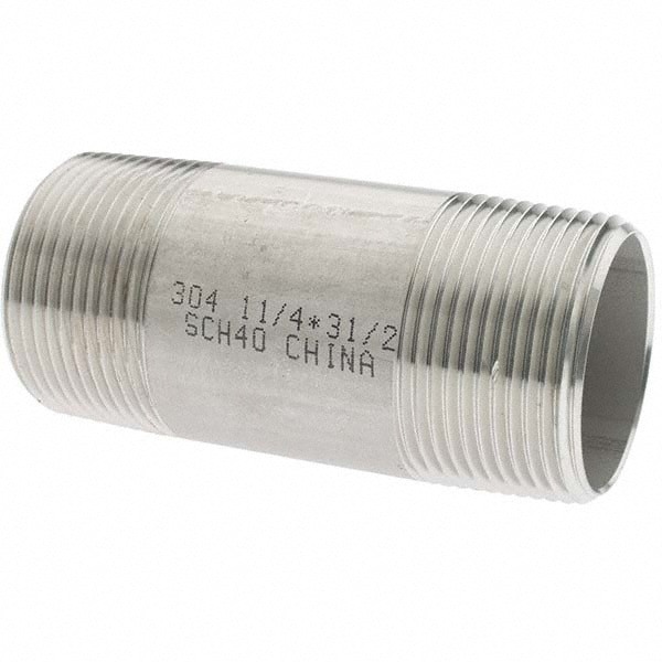 Stainless Steel Pipe Nipple: 1-1/4