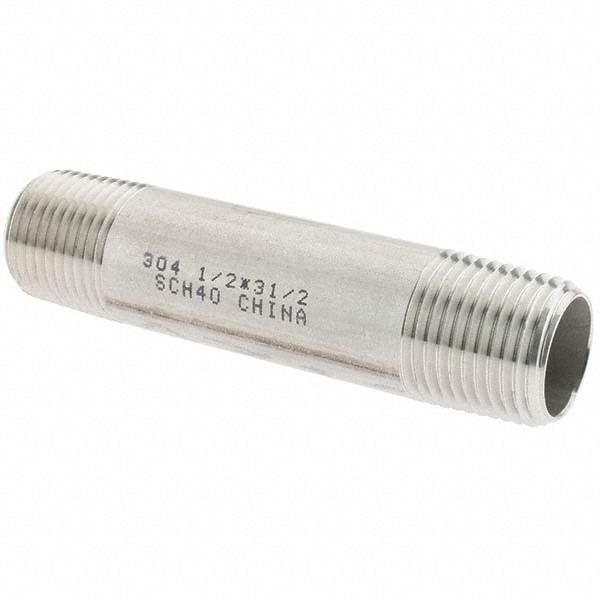 Stainless Steel Pipe Nipple: 1/2