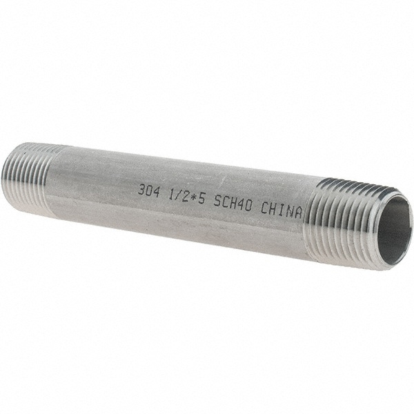 Stainless Steel Pipe Nipple: 1/2