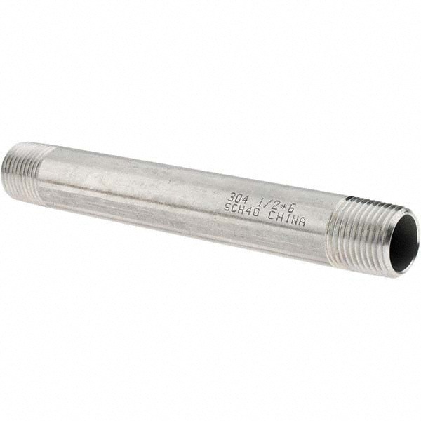 Stainless Steel Pipe Nipple: 1/2