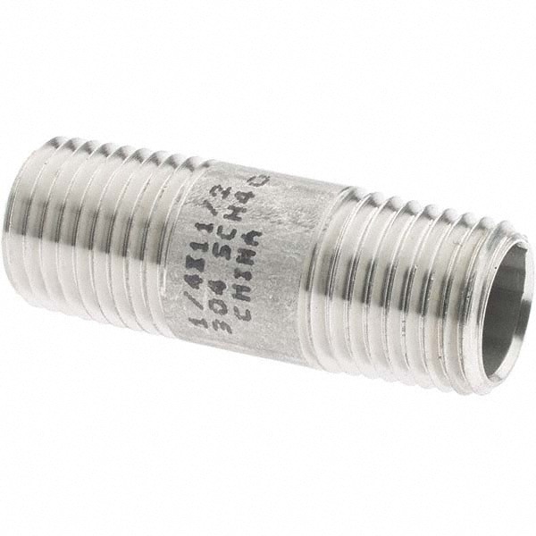 Stainless Steel Pipe Nipple: 1/4