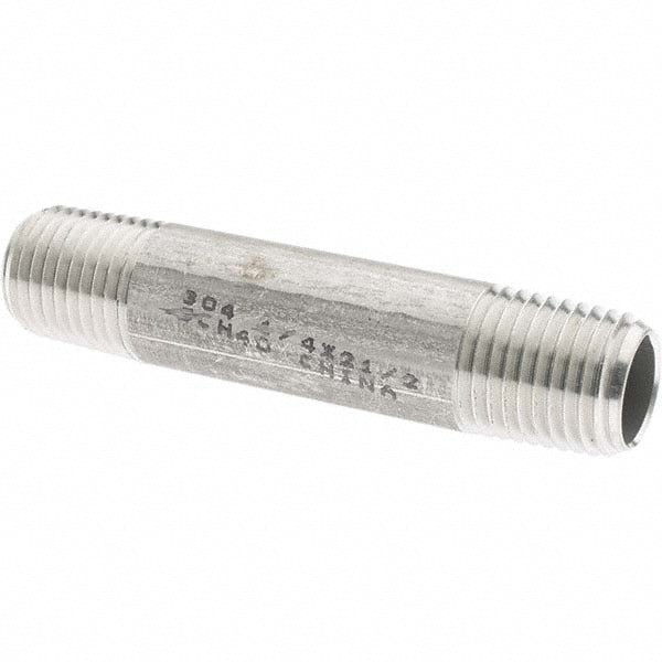 Stainless Steel Pipe Nipple: 1/4