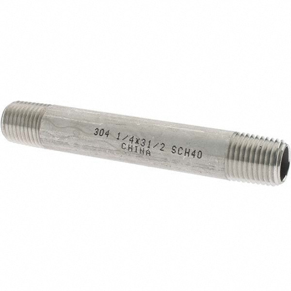 Stainless Steel Pipe Nipple: 1/4