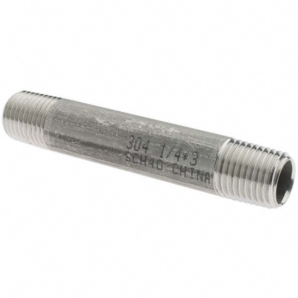 Stainless Steel Pipe Nipple: 1/4