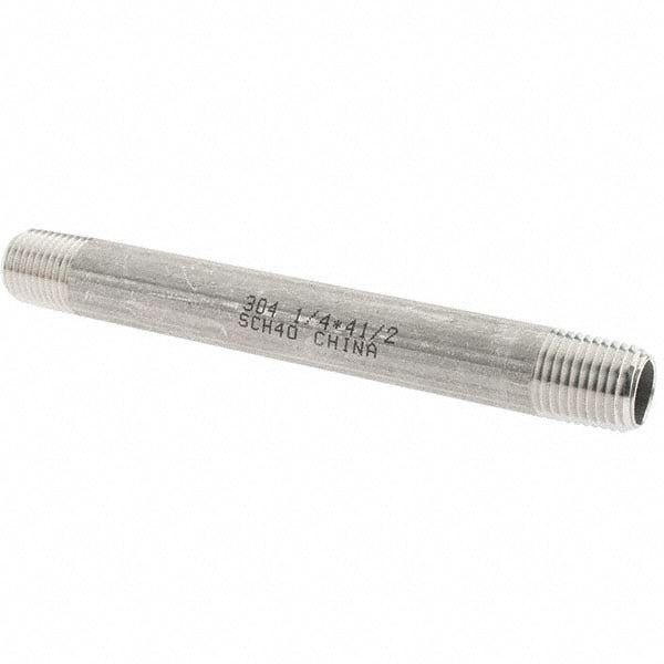 Stainless Steel Pipe Nipple: 1/4