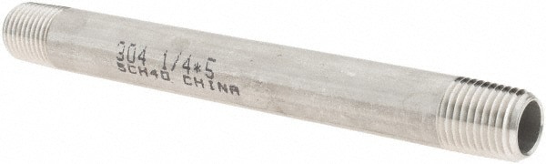 Stainless Steel Pipe Nipple: 1/4
