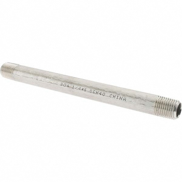 Stainless Steel Pipe Nipple: 1/4
