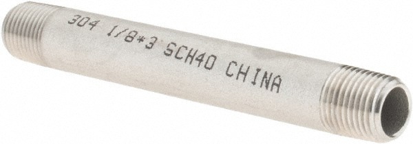 Stainless Steel Pipe Nipple: 1/8
