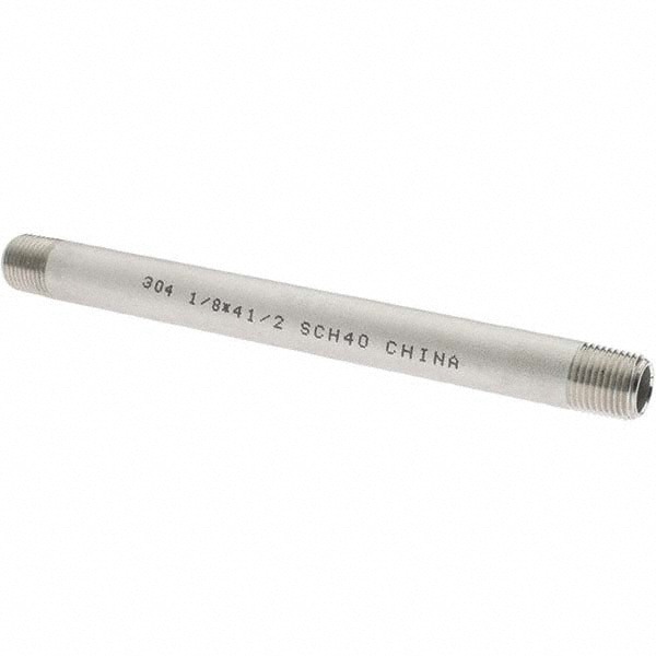 Stainless Steel Pipe Nipple: 1/8
