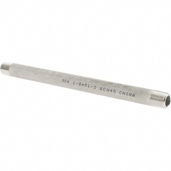 Stainless Steel Pipe Nipple: 1/8