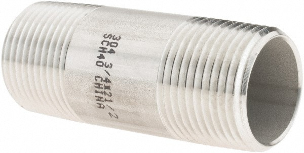 Stainless Steel Pipe Nipple: 3/4
