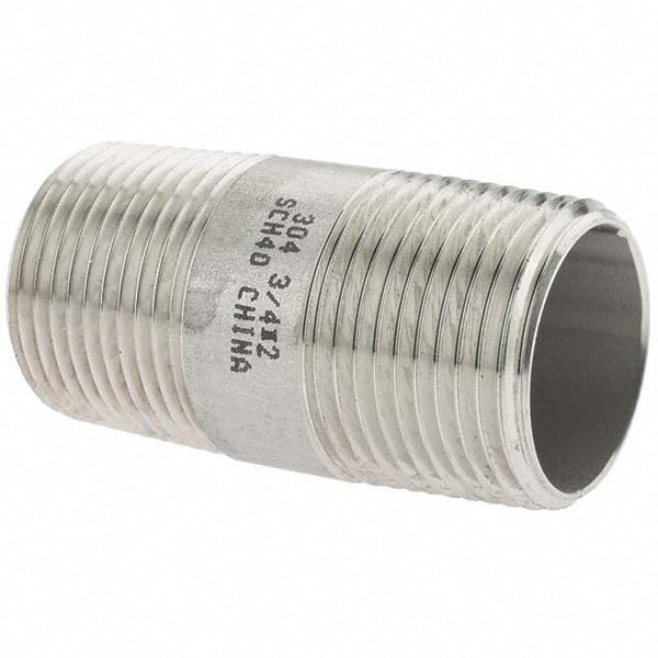 Stainless Steel Pipe Nipple: 3/4