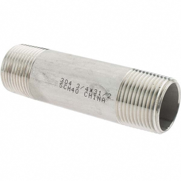 Stainless Steel Pipe Nipple: 3/4