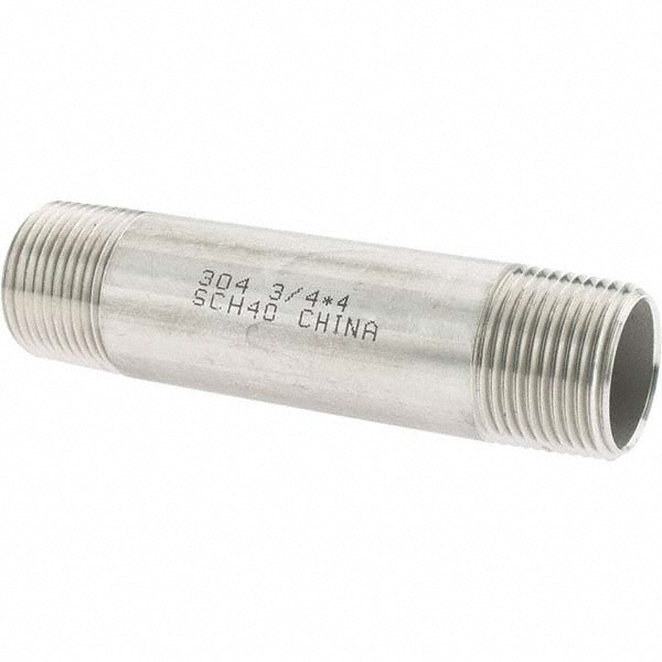 Stainless Steel Pipe Nipple: 3/4