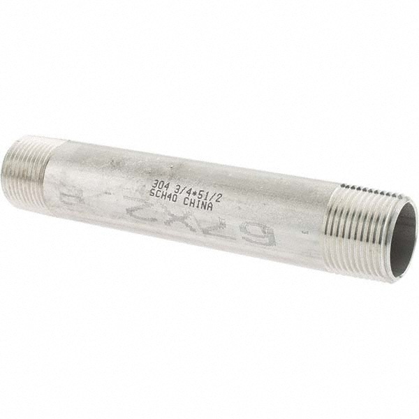 Stainless Steel Pipe Nipple: 3/4