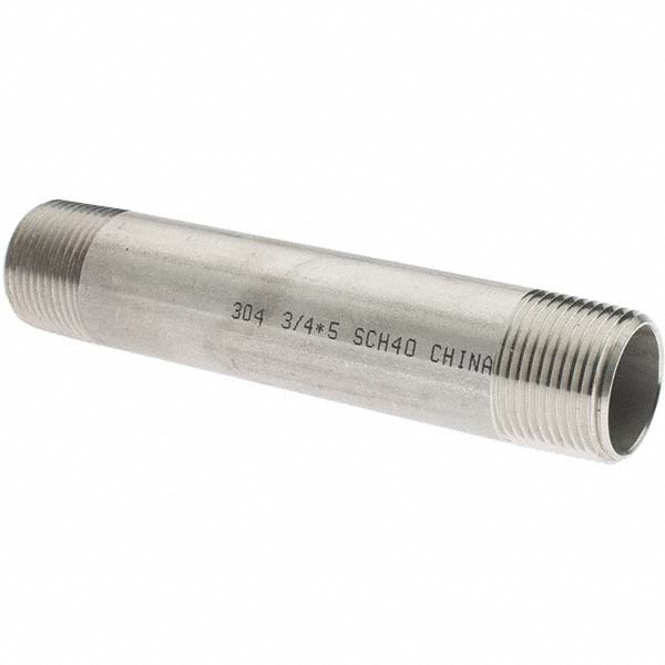 Stainless Steel Pipe Nipple: 3/4