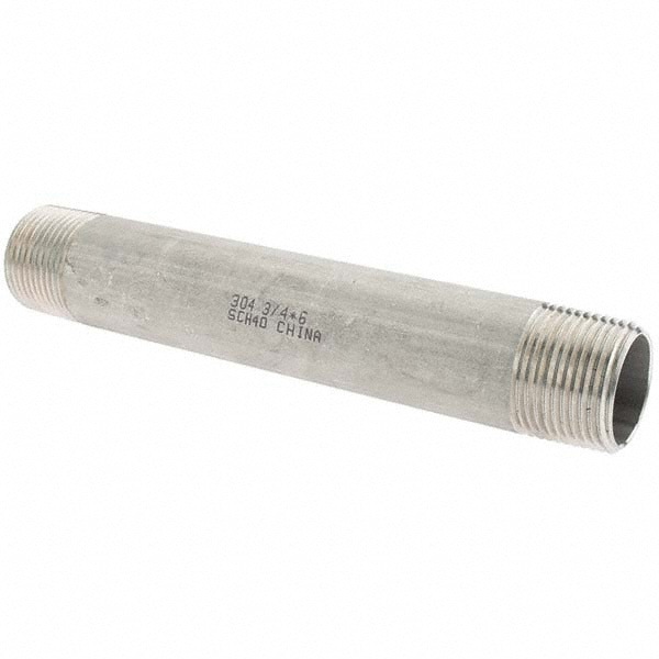 Stainless Steel Pipe Nipple: 3/4