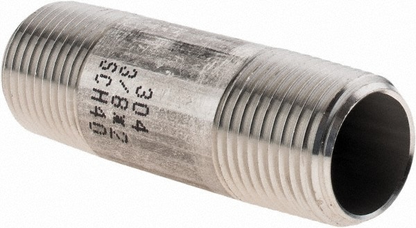 Stainless Steel Pipe Nipple: 3/8