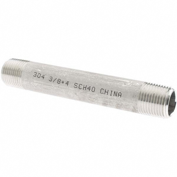 Stainless Steel Pipe Nipple: 3/8