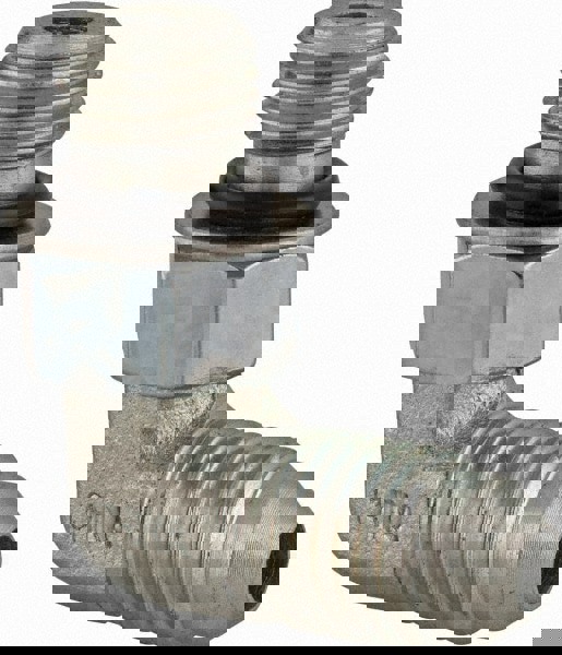 Steel Flared Tube Straight Thread Elbow: 1/4