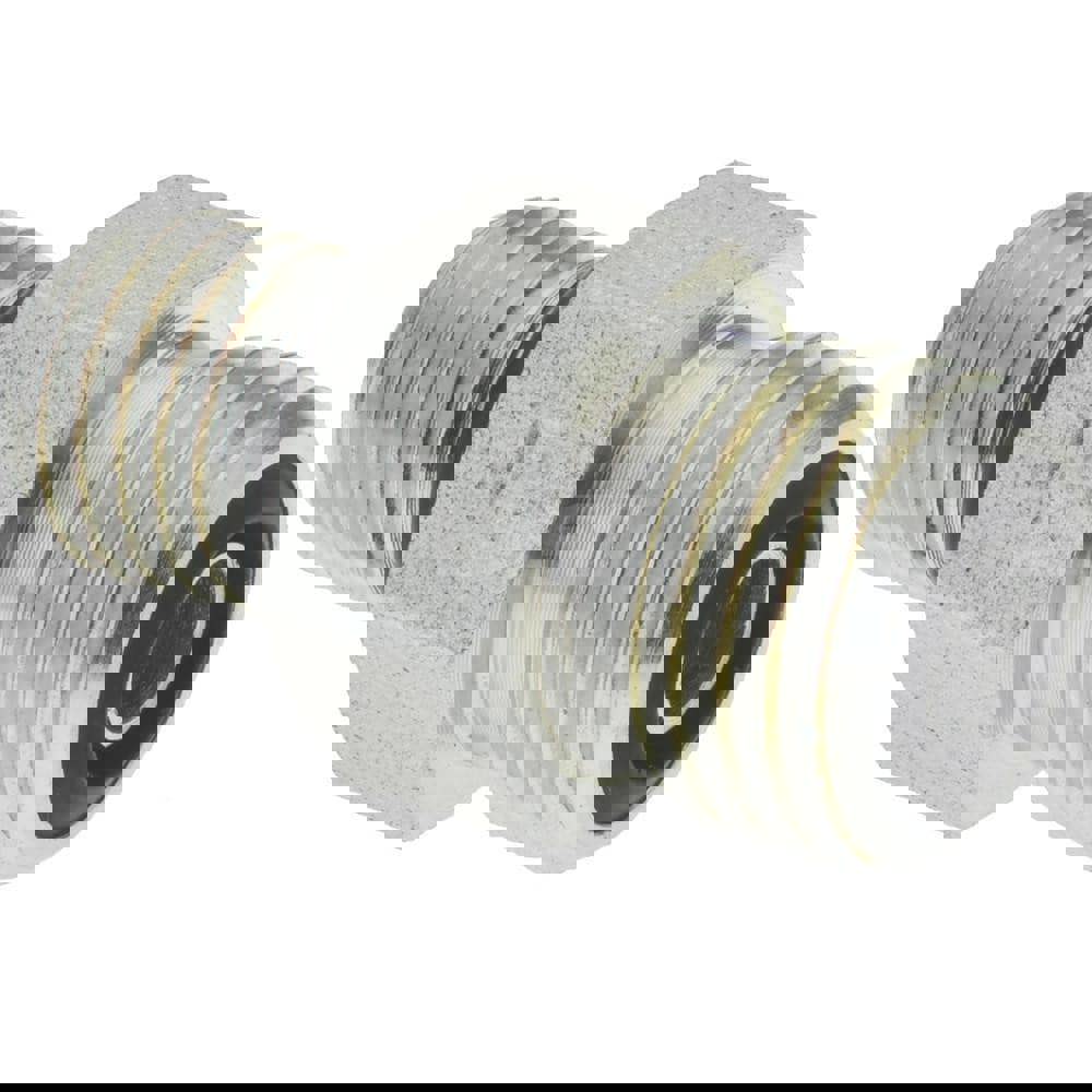 Compression Tube Straight Thread Connector: 7/16-20, 1/4