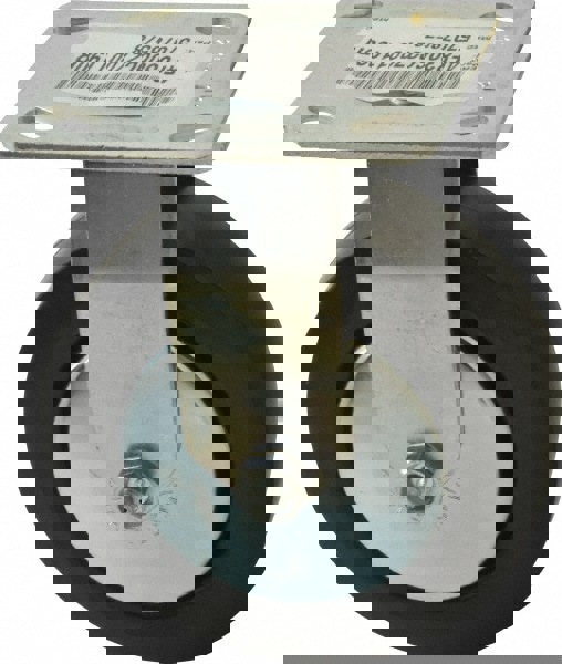 Rigid Top Plate Caster: Polypropylene, 6