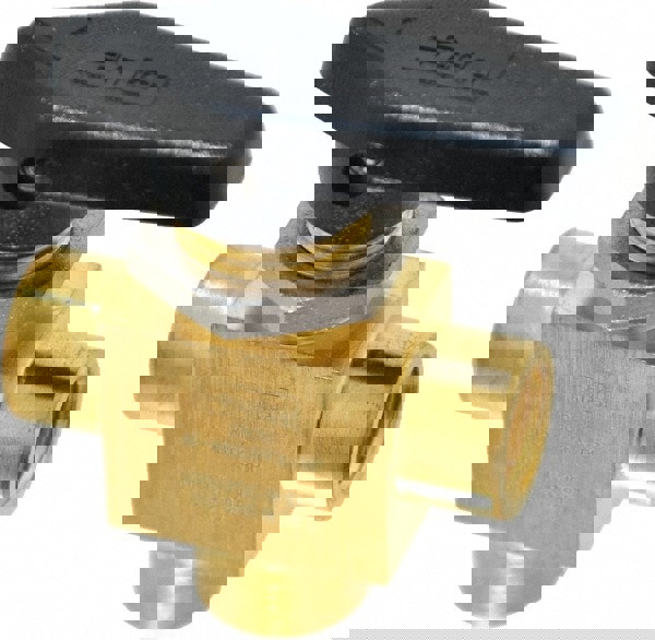 3-Way Manual Ball Valve: 1/4