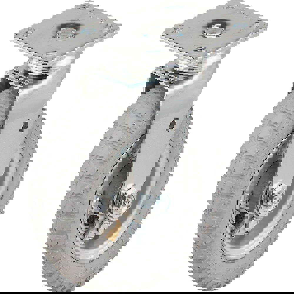 Swivel Top Plate Caster: Pneumatic, 6